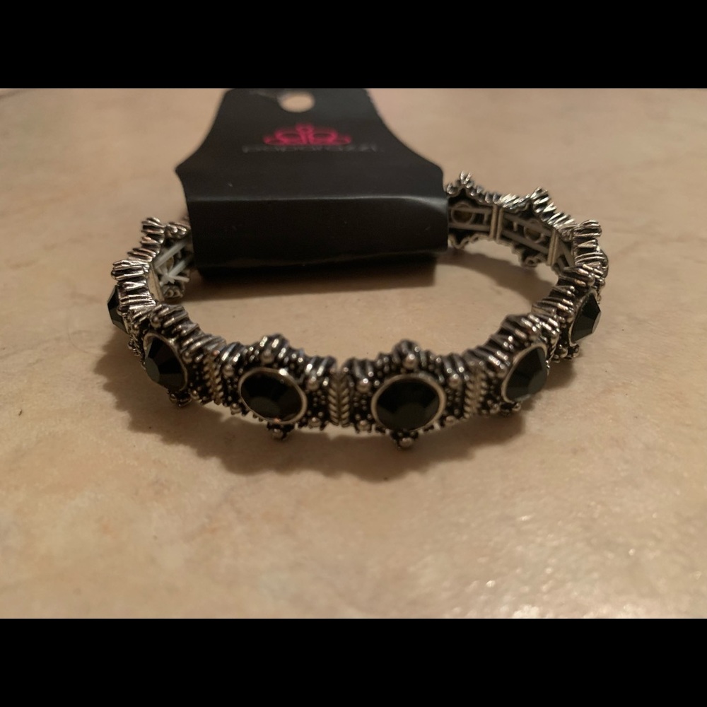 Black & silver bracelet